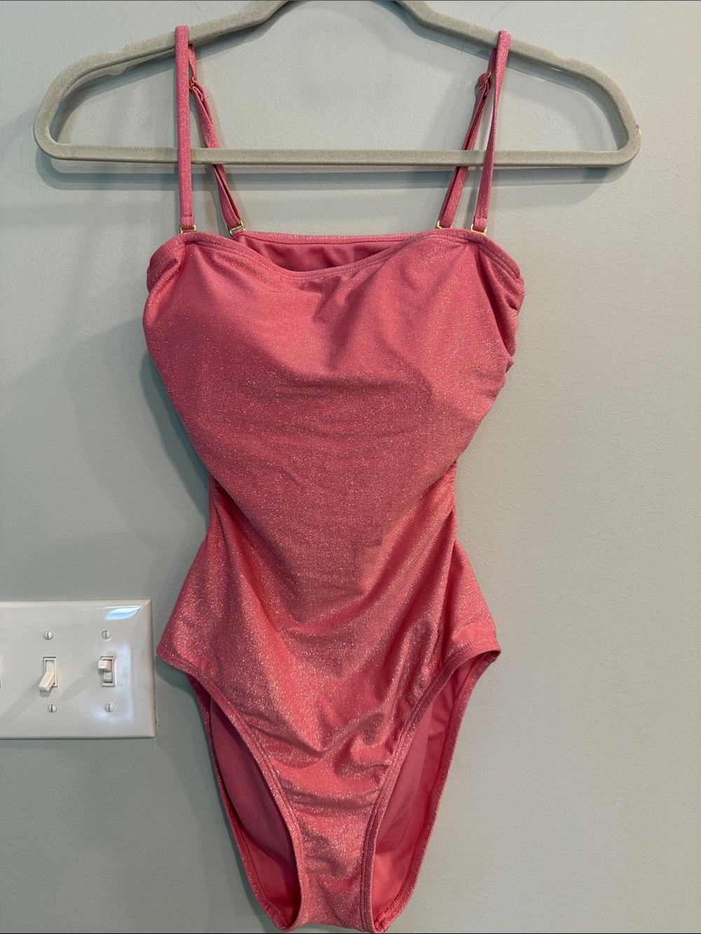 Pink Shimmer One-Piece Swimsuit